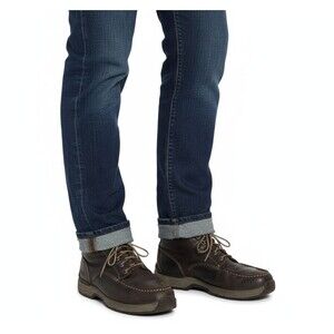 Carhartt Boots Moc Toe Chukka Wedge Brown Leather Work Mens 11.5 Rugged Classic